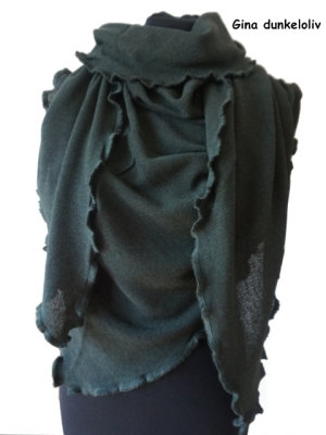 invero Dreiecktuch GINA - 100% Schurwolle (Merino extra fein)