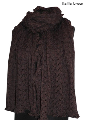 Invero Stola KELLIE - 100% Schurwolle (Merino extra fein)