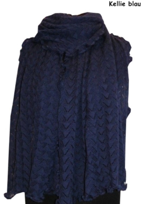 Invero Stola KELLIE - 100% Schurwolle (Merino extra fein)