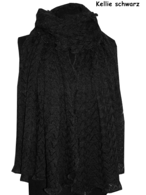 Invero Stola KELLIE - 100% Schurwolle (Merino extra fein)