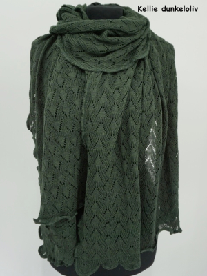 Invero Stola KELLIE - 100% Schurwolle (Merino extra fein)