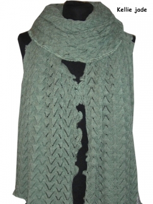 Invero Stola KELLIE - 100% Schurwolle (Merino extra fein)