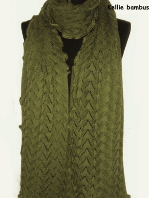 Invero Stola KELLIE - 100% Schurwolle (Merino extra fein)