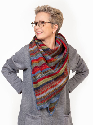 invero Dreiecktuch Tiziana - 100% Schurwolle (Merino extra fein)