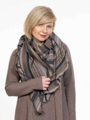 invero Dreiecktuch Tiziana - 100% Schurwolle (Merino extra fein)