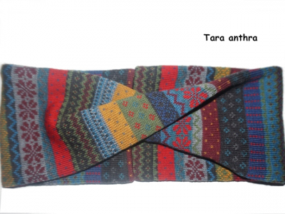 invero Stirnband Tara - 100% Schurwolle (Merino extra fein)