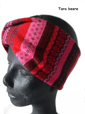 invero Stirnband Tara - 100% Schurwolle (Merino extra fein)