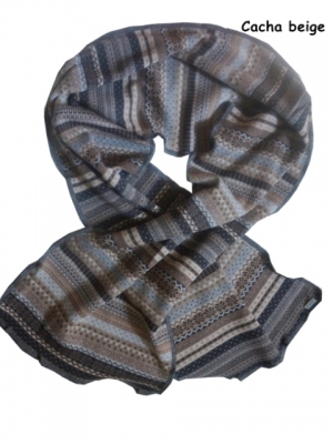 invero Schal Cacha - 100% Schurwolle (Merino extra fein)