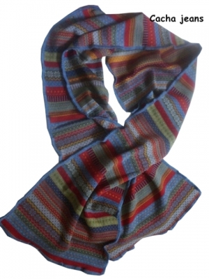 invero Schal Cacha - 100% Schurwolle (Merino extra fein)