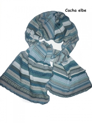 invero Schal Cacha - 100% Schurwolle (Merino extra fein)