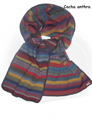 invero Schal Cacha - 100% Schurwolle (Merino extra fein)