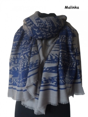 Ahmaddy Schal Malinka - 80% Schurwolle / 20% Seide