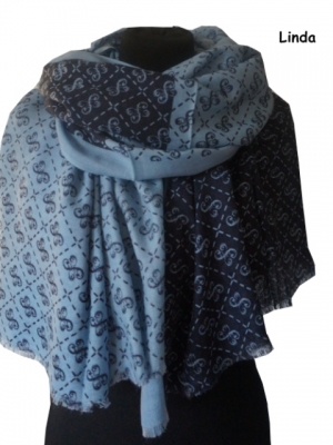 Ahmaddy Schal Linda - 80% Schurwolle / 20% Seide