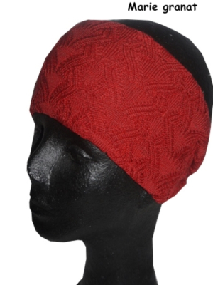 invero Stirnband Marie - 100% Schurwolle (Merino extra fein)