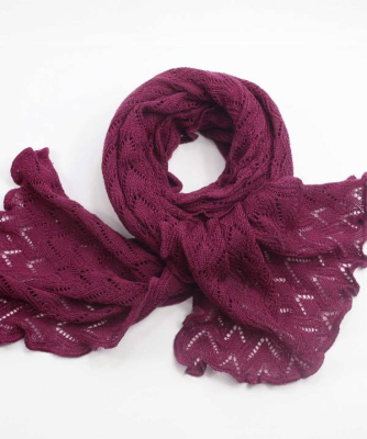 Invero Schal LILLY - 100% Schurwolle (Merino extra fein)
