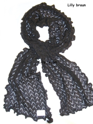 Invero Schal LILLY - 100% Schurwolle (Merino extra fein)