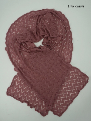 Invero Schal LILLY - 100% Schurwolle (Merino extra fein)