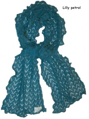 Invero Schal LILLY - 100% Schurwolle (Merino extra fein)