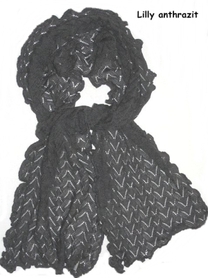Invero Schal LILLY - 100% Schurwolle (Merino extra fein)