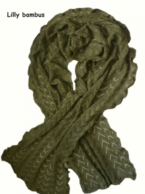 Invero Schal LILLY - 100% Schurwolle (Merino extra fein)