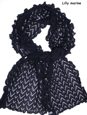 Invero Schal LILLY - 100% Schurwolle (Merino extra fein)