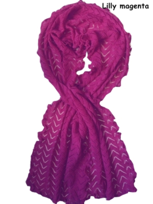 Invero Schal LILLY - 100% Schurwolle (Merino extra fein)
