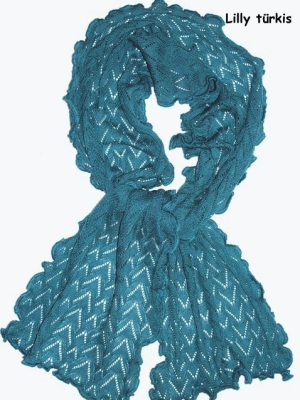 Invero Schal LILLY - 100% Schurwolle (Merino extra fein)