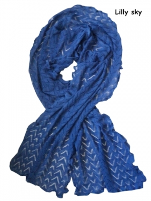 Invero Schal LILLY - 100% Schurwolle (Merino extra fein)