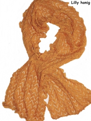 Invero Schal LILLY - 100% Schurwolle (Merino extra fein)