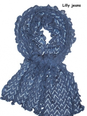 Invero Schal LILLY - 100% Schurwolle (Merino extra fein)