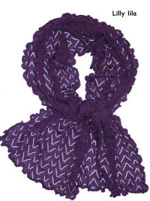 Invero Schal LILLY - 100% Schurwolle (Merino extra fein)