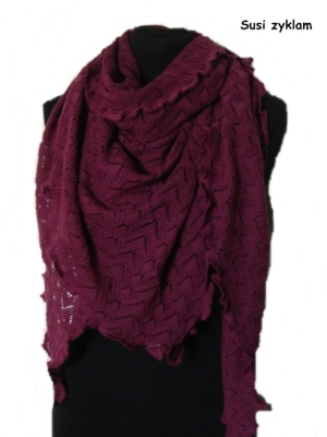 Invero SUSI Dreiecktuch - 100% Schurwolle (Merino extra fein)