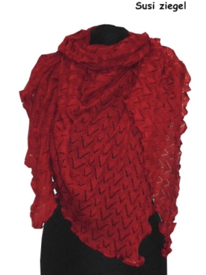 Invero SUSI Dreiecktuch - 100% Schurwolle (Merino extra fein)