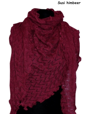Invero SUSI Dreiecktuch - 100% Schurwolle (Merino extra fein)