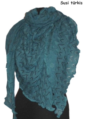 Invero SUSI Dreiecktuch - 100% Schurwolle (Merino extra fein)