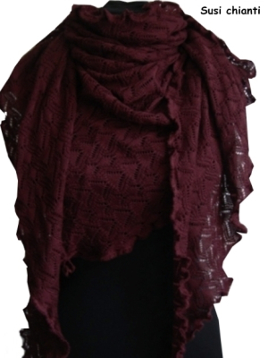 Invero SUSI Dreiecktuch - 100% Schurwolle (Merino extra fein)