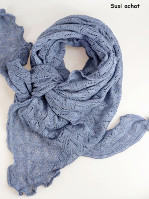 Invero SUSI Dreiecktuch - 100% Schurwolle (Merino extra fein)