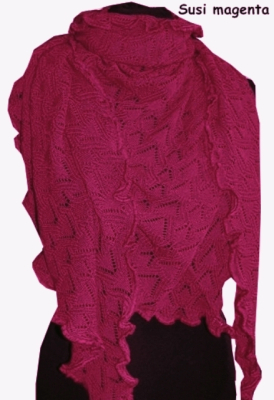 Invero SUSI Dreiecktuch - 100% Schurwolle (Merino extra fein)