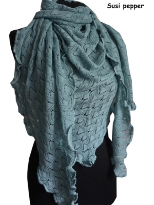Invero SUSI Dreiecktuch - 100% Schurwolle (Merino extra fein)
