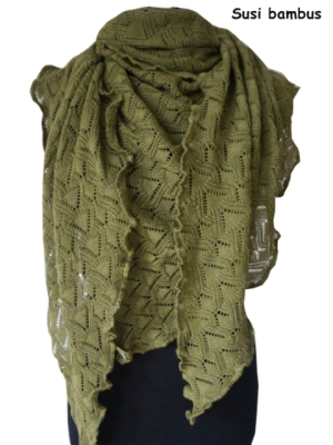Invero SUSI Dreiecktuch - 100% Schurwolle (Merino extra fein)