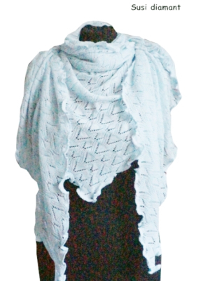 Invero SUSI Dreiecktuch - 100% Schurwolle (Merino extra fein)