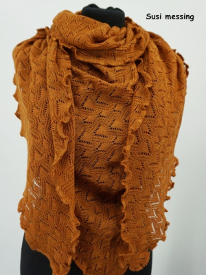 Invero SUSI Dreiecktuch - 100% Schurwolle (Merino extra fein)