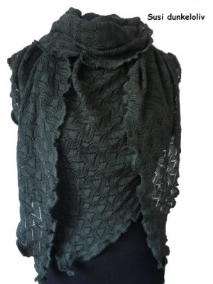 Invero SUSI Dreiecktuch - 100% Schurwolle (Merino extra fein)