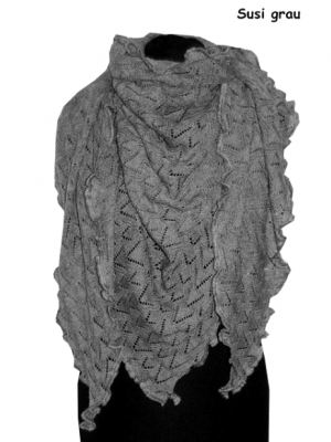 Invero SUSI Dreiecktuch - 100% Schurwolle (Merino extra fein)