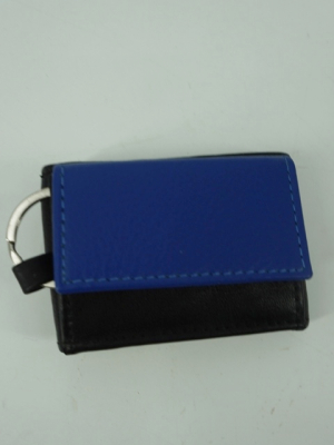 Minib�rse mit Schl�sselring - 100% Leder