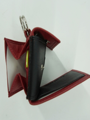 Minib�rse mit Schl�sselring - 100% Leder