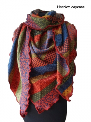 invero Dreiecktuch Harriet - 100% Schurwolle (Merino extra fein)
