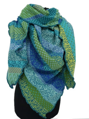 invero Dreiecktuch Harriet - 100% Schurwolle (Merino extra fein)