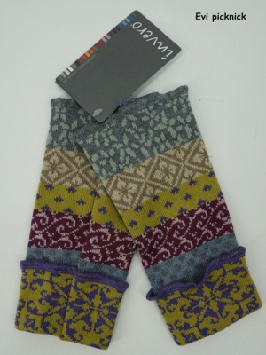 invero Stulpen Evi - 100% Schurwolle (Merino extra fein)