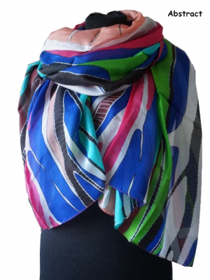 Ahmaddy Seidenschal Abstract - 100% Seide